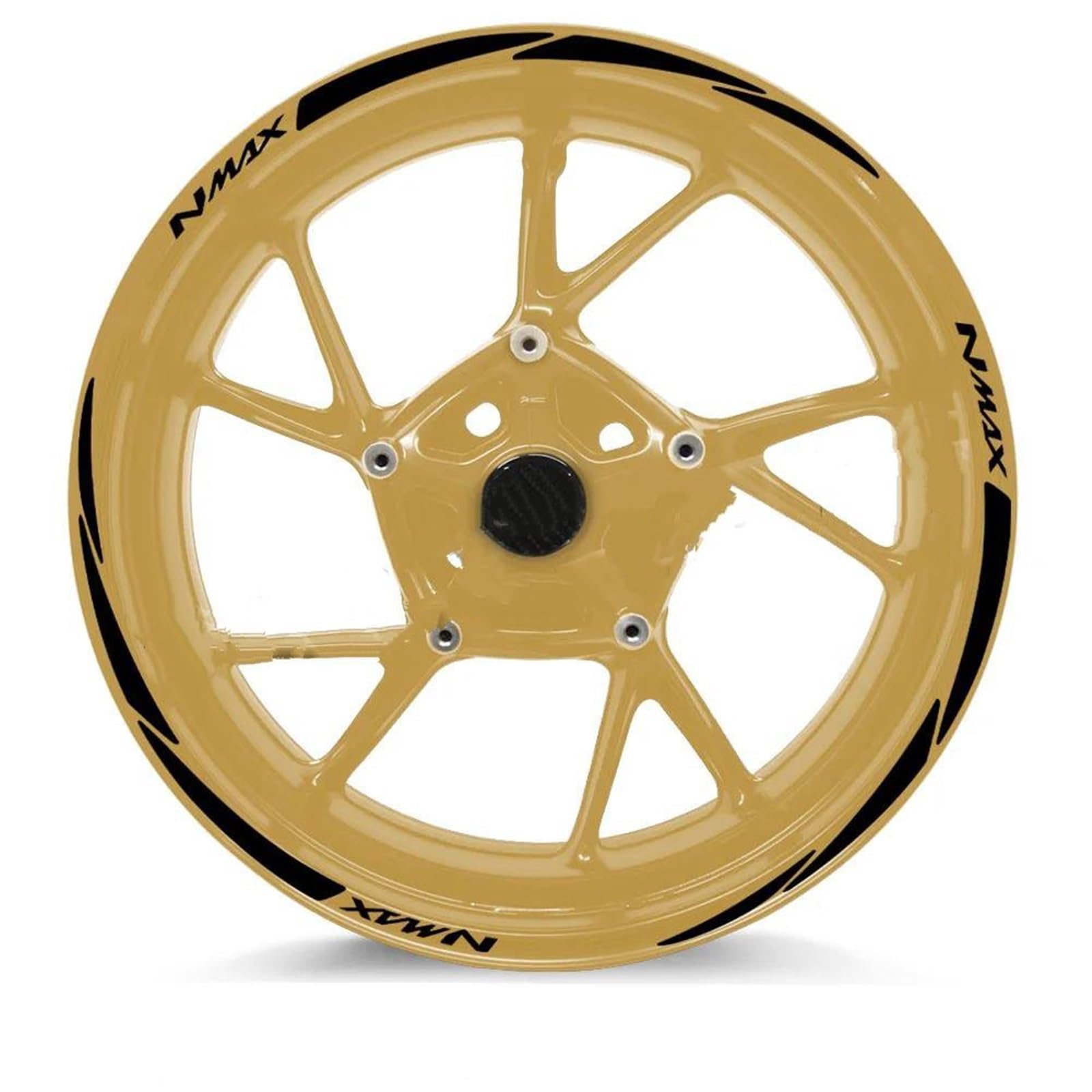Hjkdsz Style 1 Motorcycle Stickers Reflective Wheel Rim For Nmax 125 155 160 Nmax155 Nmax160 Nmax125(Style 1)