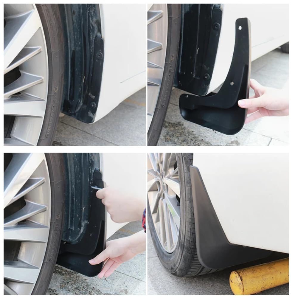 4 Pièces Voiture Bavette,pour Mercedes-Benz ML350 ML300 ML320 ML400 (W164) 2006-2011 Avant Arrière Garde-Boue Anti-Eclaboussures Garde-Boue Accessoires Extérieurs Voiture