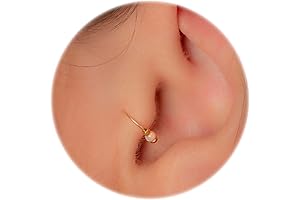 Tragus 24 Gauge Gold Hoop Earring