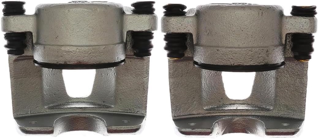 Front Disc Brake Caliper - (2X) Automotive Replacement Brake Calipers Without Pads - Left Right Side for E-150 Econoline 1994-2002 for E-150 Econoline Club Wagon 1994-2002