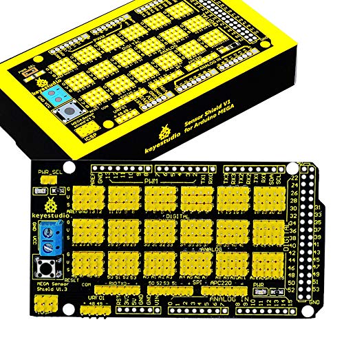 KEYESTUDIO MEGA Sensor Shield V1 for Arduino MEGA 2560 R3 Prototyping Projects