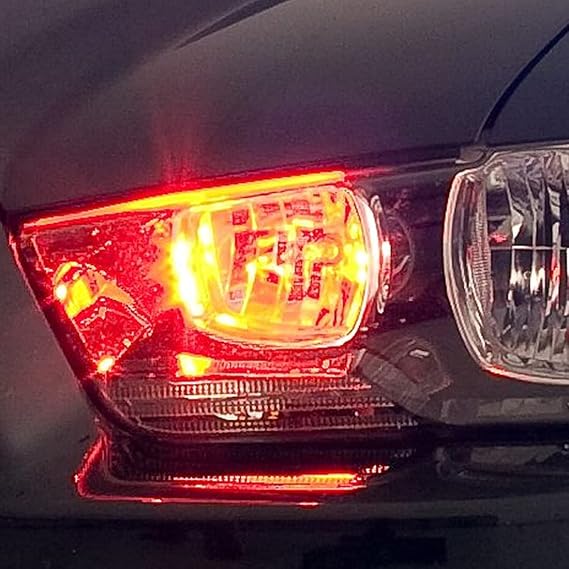 Whelen Vertex Super-LED Emergency Strobe Light - Ultra-Compact Design - Professional-Grade Amber Warning Light for Emergency Vehicles - Made in USA