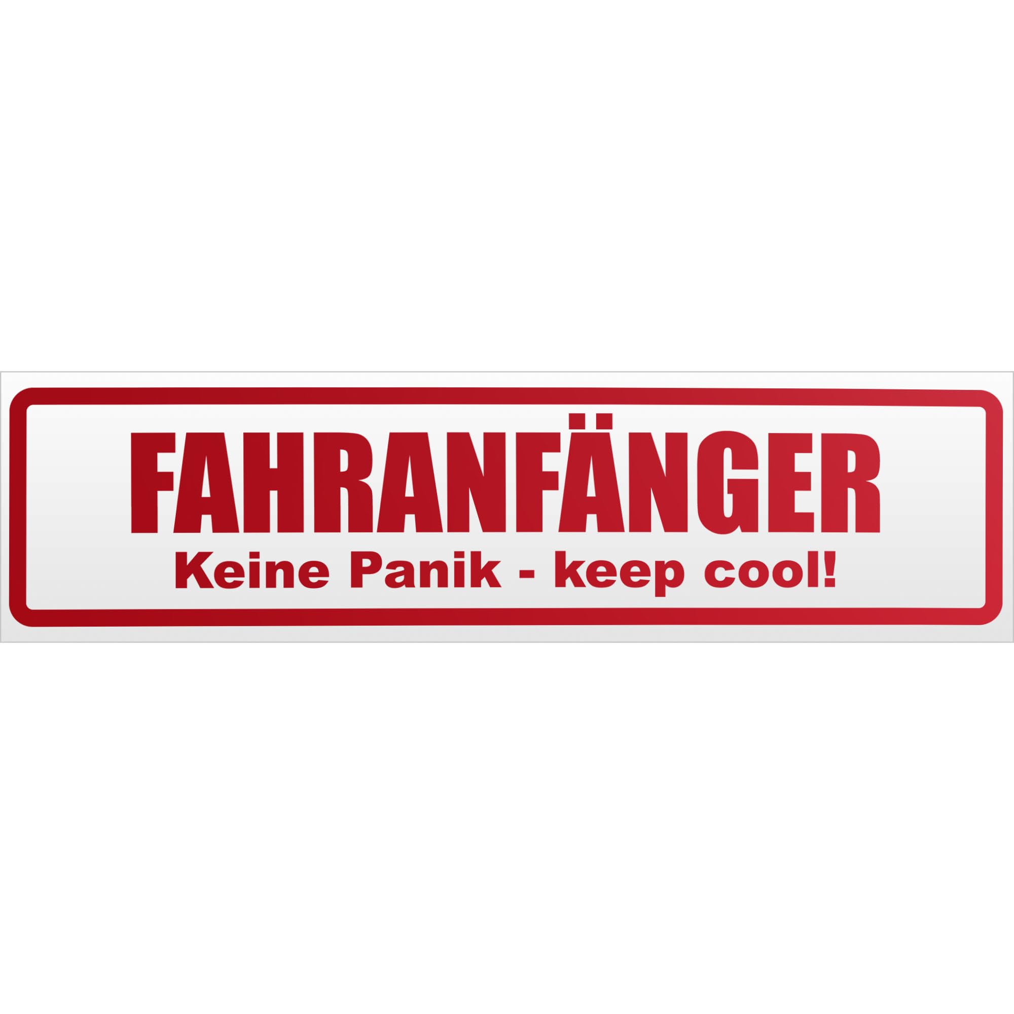 Kiwistar Magnetschild 45x12 Cm – Wiederverwendbares Warnschild Fürs Auto, Mit Magnetfolie