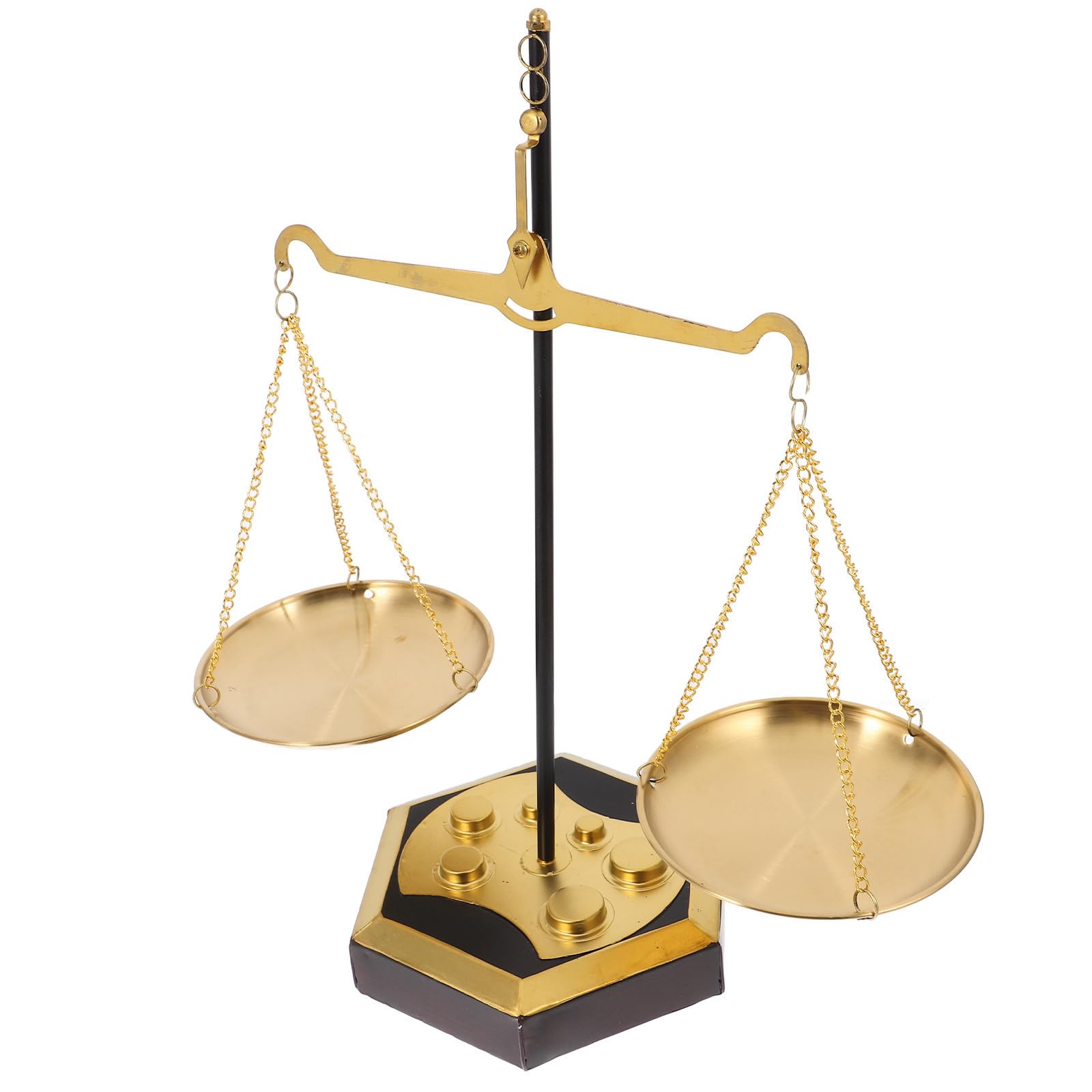 Balance métallique en Alliage de Fer Forme Balance, décoration Polyvalente pour Bureau et Maison, Sculpture à l'apparence raffinée et esthétique
