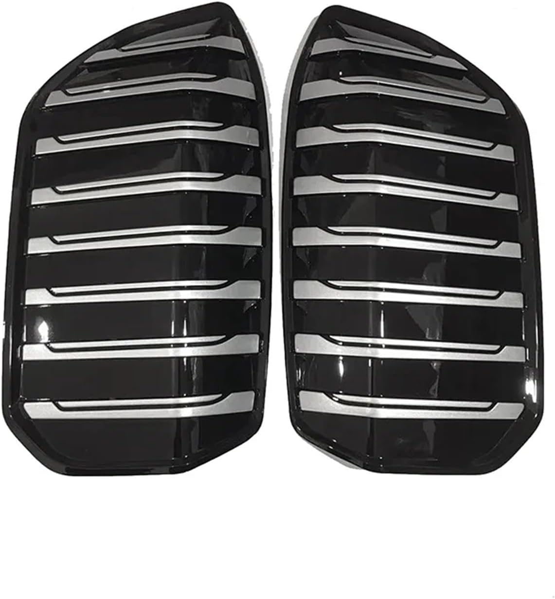 Grilles For Cars, Front Kidney Grilles Racing Grill Compatible For BMW I3 2022 2023 2024 Front Grille Cover Sticker ABS Car Accessories(Black)