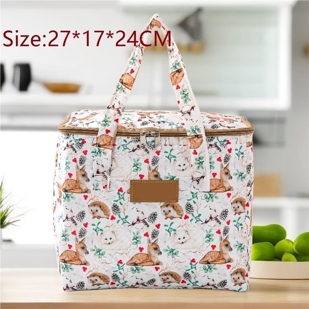Borsa da picnic isolata for esterni Borsa da picnic portatile for esterni Stoviglie impermeabili Contenitore for alimenti con dispositivo di raffreddamento termico isolato Cestino for campeggio Ideale