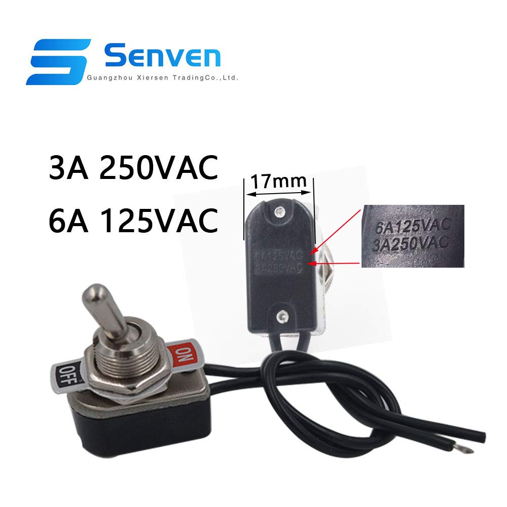 Interruttori A Levetta Auto Pre-cablati - 10 Pezzi ON-OFF 2 Posizioni | 3A 250VAC Per Auto E Barche - Foto 8