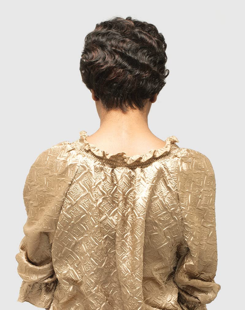 GRETA (SNOW) - VANESSA SYNTHETIC HAIR WIG SHORT WAVY MAMA CURL