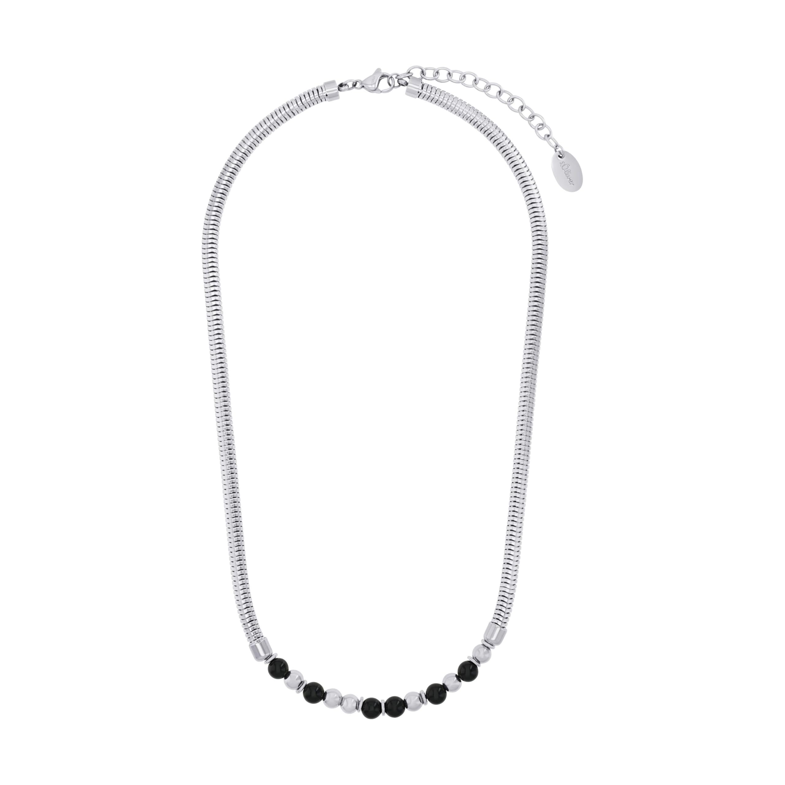 s.Oliver Halsband Edelstahl Damen Halsschmuck, mit Kristall, Kommt in Schmuck Geschenk Box