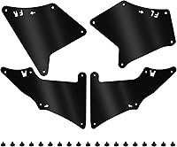 Vista 6 de ECOTRIC Protector contra salpicaduras compatible con Toyota 4 Runner 2003-2022 2007-2014 FJ Cruiser 2003-2020 Land Cruiser 2003-2020 Lexus GX460