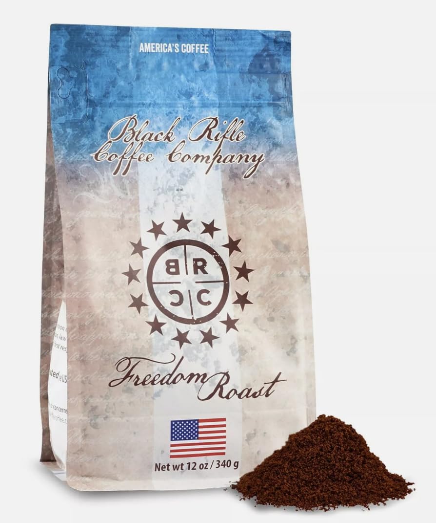 Black Rifle Coffee Company Ground Coffee 2-12oz Bags (Freedom Blend)