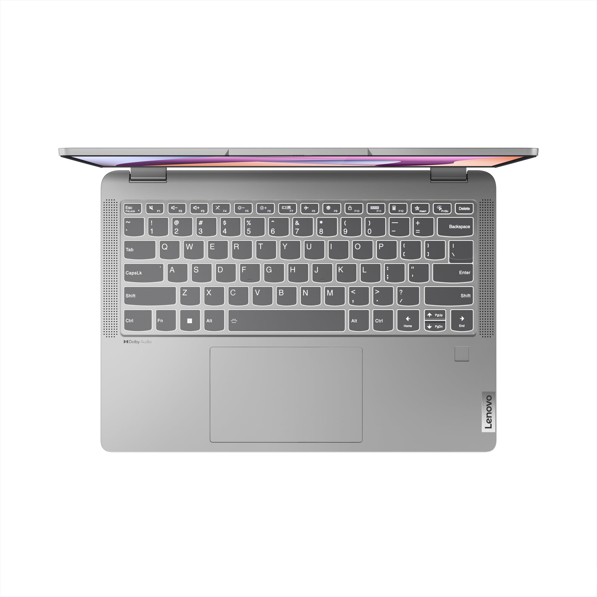 Lenovo IdeaPad Flex Convertible 5 Laptop | 14" WUXGA Display | AMD Ryzen 7 7730U | 16GB RAM | 512GB SSD | AMD Radeon Grafik | Windows 11 Home | QWERTZ | grau | 3 Monate Premium Care