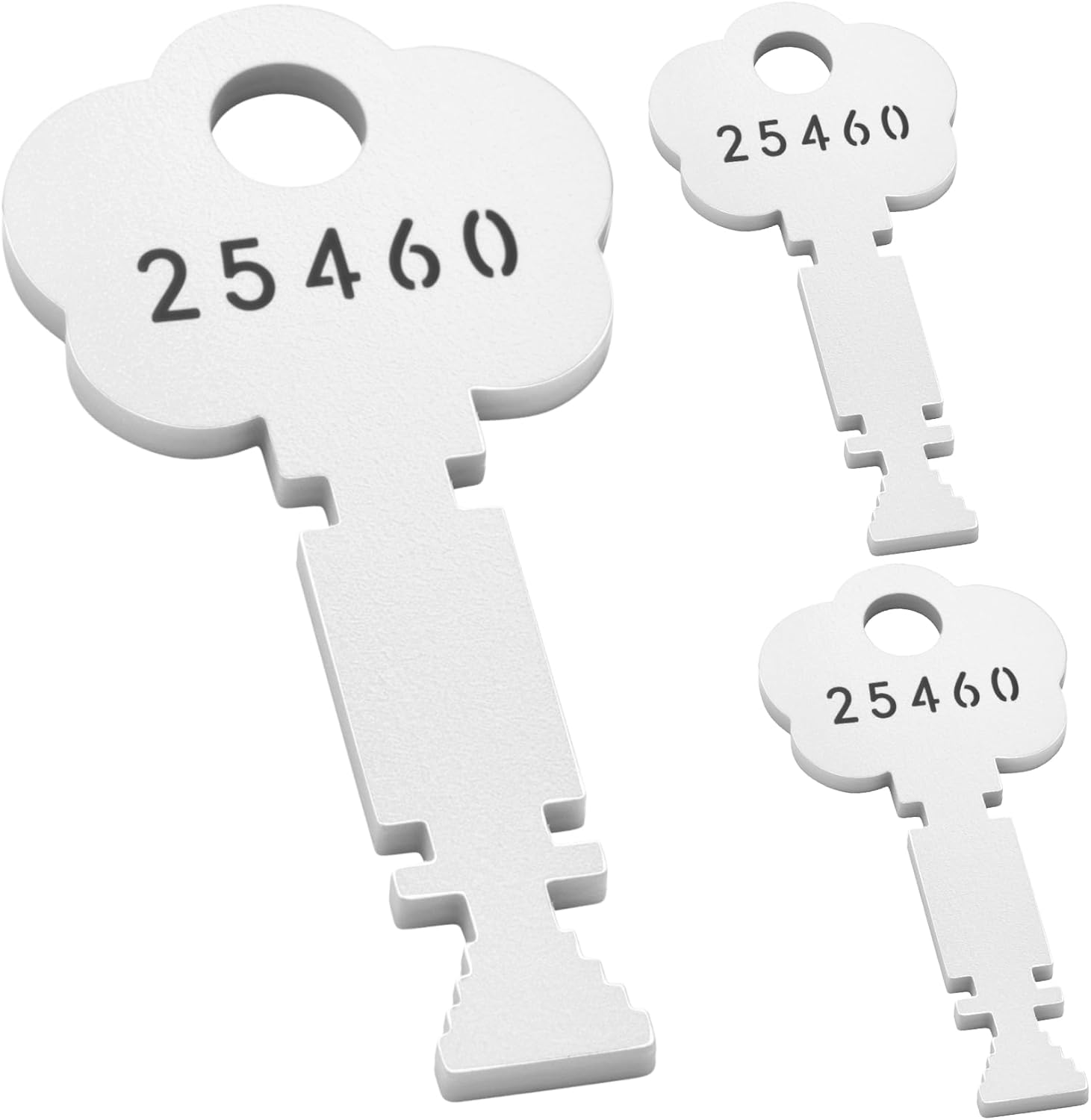 Fire Alarm Box Key 25460 - for Gamewell Fire Alarm Box, Elevator & Emergency Entry (2-Pack) | Heavy Duty Stainless Steel Christmas Tree Key | Firefighter Tools