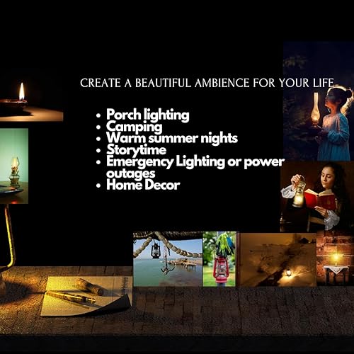 Miniatura 3 de Light of Mine - Rollo de mecha plana 100% algodón de 78 pulgadas para linternas a base de aceite de parafina o queroseno y lámparas de aceite con