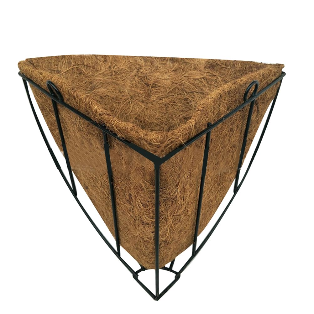 2er Set Hängende Blumentöpfe Aus Verzinktem Metall – Wand-Pflanzgefäße Im Bauernhaus-Look, Ca. 16x14x14 Cm