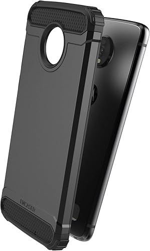 Miniatura 2 de ENCASED Funda resistente para Moto Z4 (Serie Scorpio 2019) de grado militar, cubierta de protección para teléfono, color negro