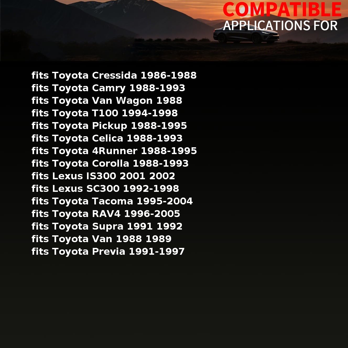 Manual Transmission Seal Rear differential oil fits Toyota Supra,RAV4,Pickup,4Runner 1988 1989 1990 1991 1992 1993 1994 1995 1996 1997 1998 1999-2005 fits Lexus IS300 2001-2002 1 X