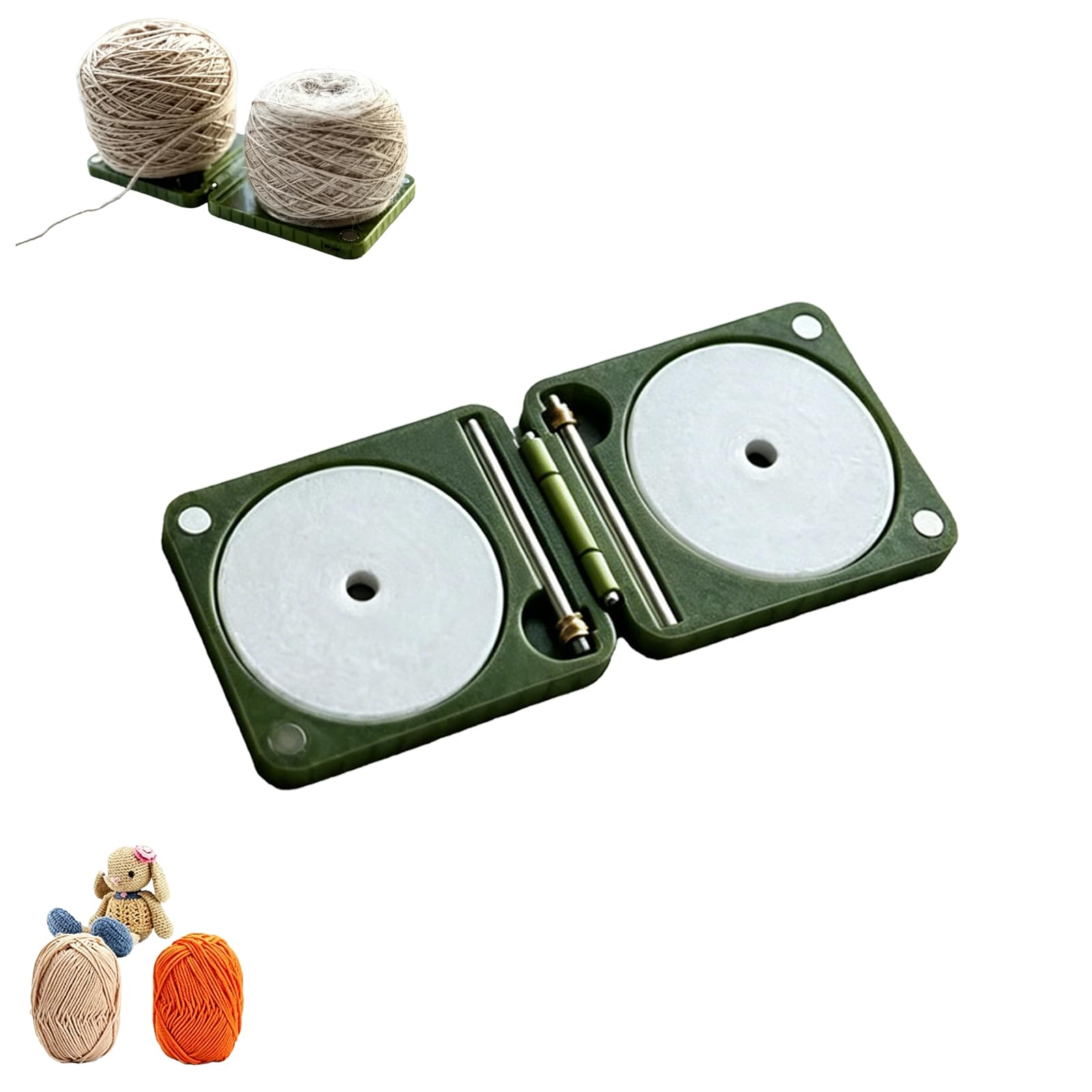 Estuche de viaje plegable para ganchillo y tejido, compartimento organizado para ganchos, marcadores de punto y herramientas, perfecto para manualidades en casa y sobre la marcha