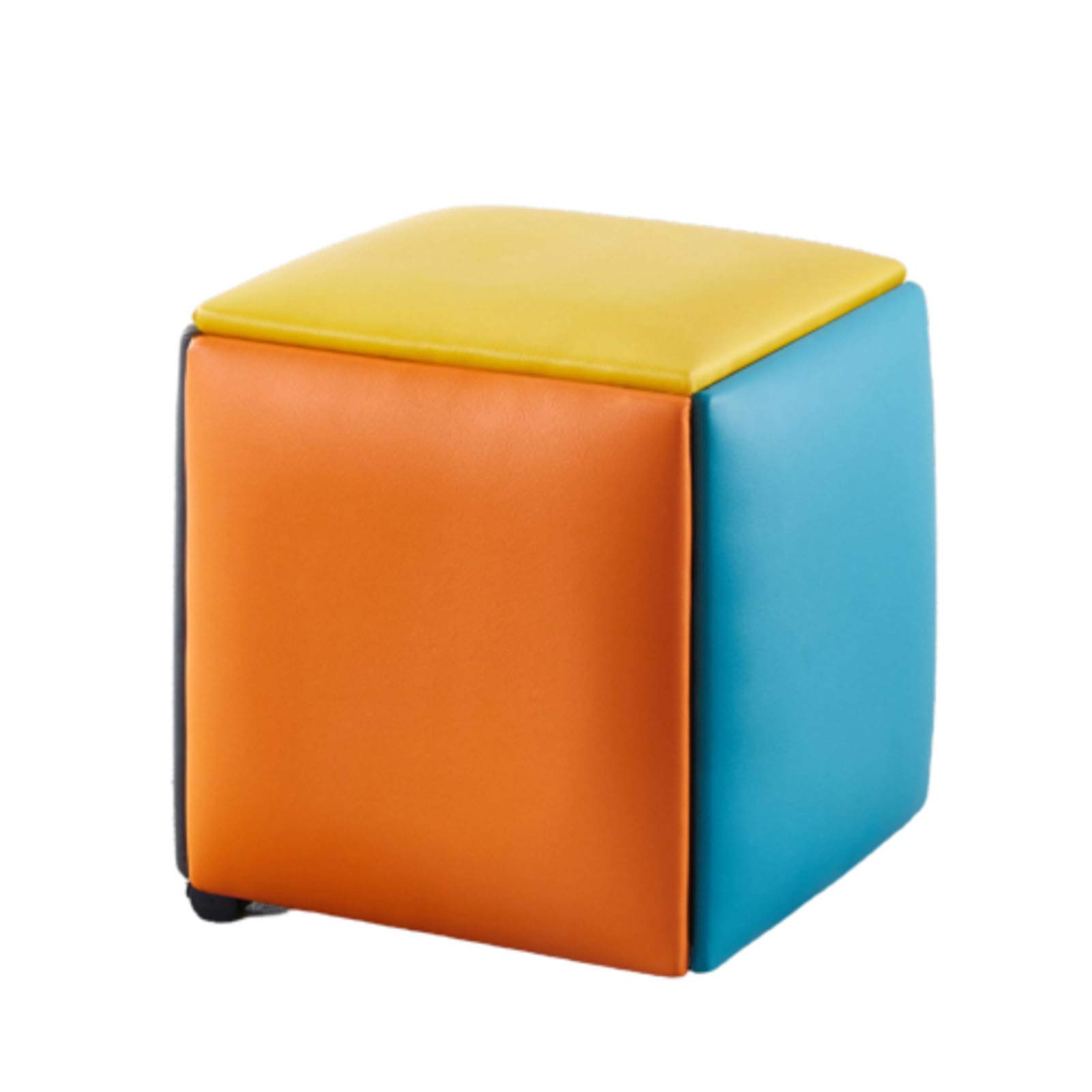 Cube magique gain de place : le repose-pieds de rangement 5 en 1