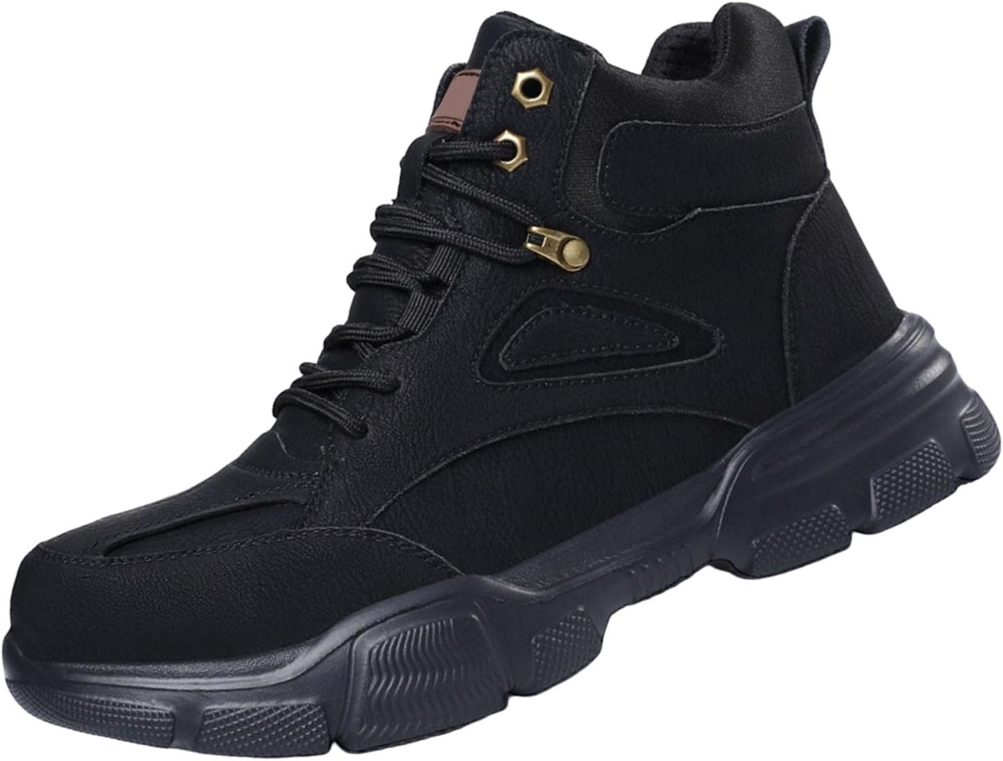Men Women Work Boots Steel Toe Shoes Rubber Sole Workwear Hiking Boots 40 Black | Men'S Shoes | Boots