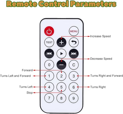 Miniatura 6 de MiOYOOW Kit de coche de control remoto DIY, kit de práctica de soldadura de coche inteligente para principiantes, proyectos educativos de soldadura
