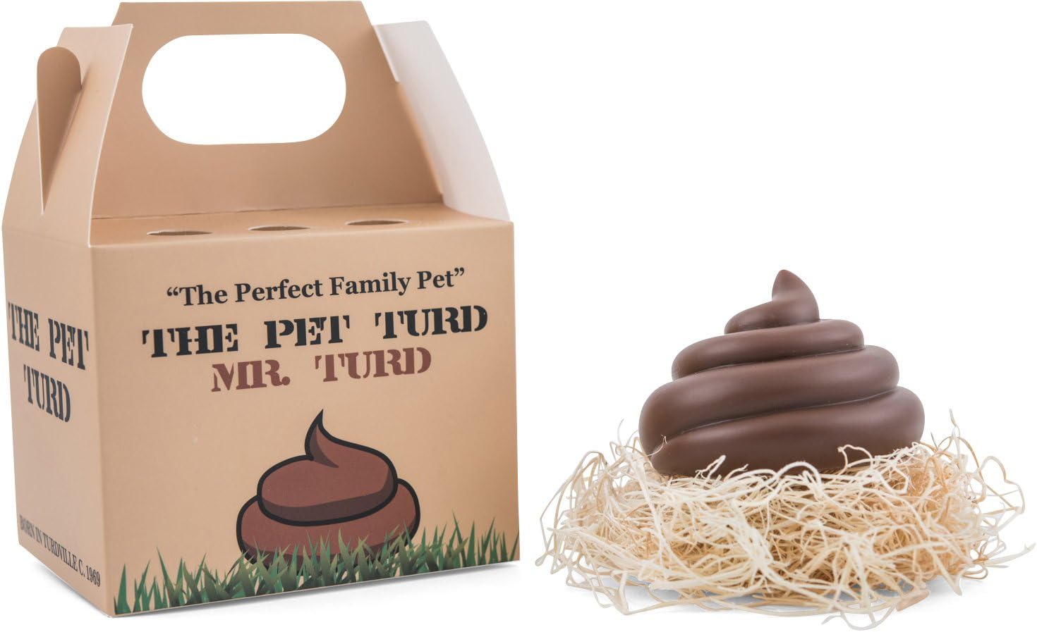 Mr. Turd | Brown Fake Poop Emoji Toy Gag Gift
