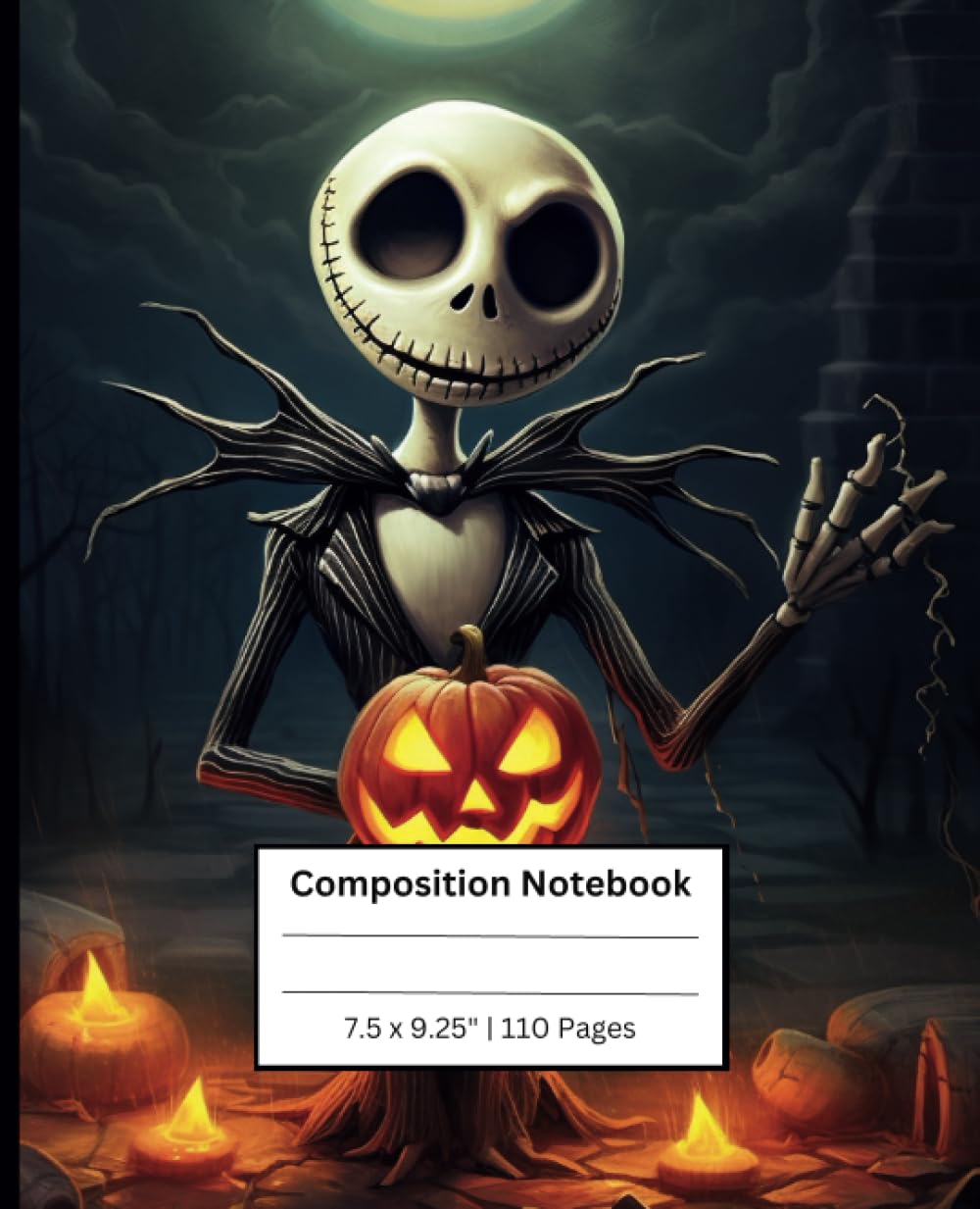 J-a-c-k S-k-e-l-l-i-n-g-t-o-n Composition Notebook, College Ruled (7.5 x 9.25): School Notebook, Gift for Kids Teens and for Back to School, Gift for Anime Lovers