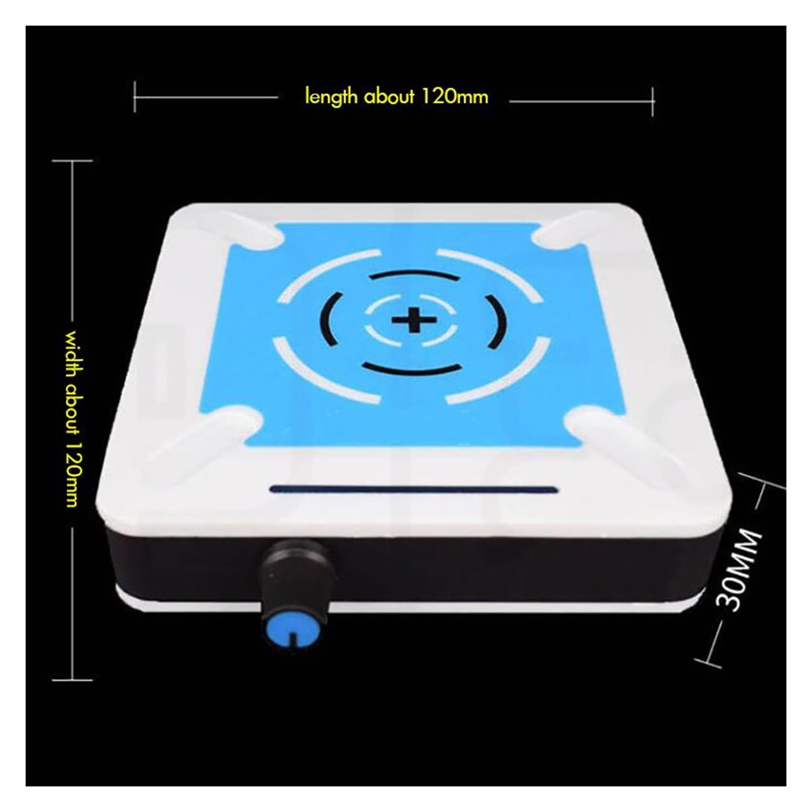Agitatore automatico, Piastra riscaldante con agitatore magnetico portatile 1 litro 0–2500 giri/min 85x85 mm