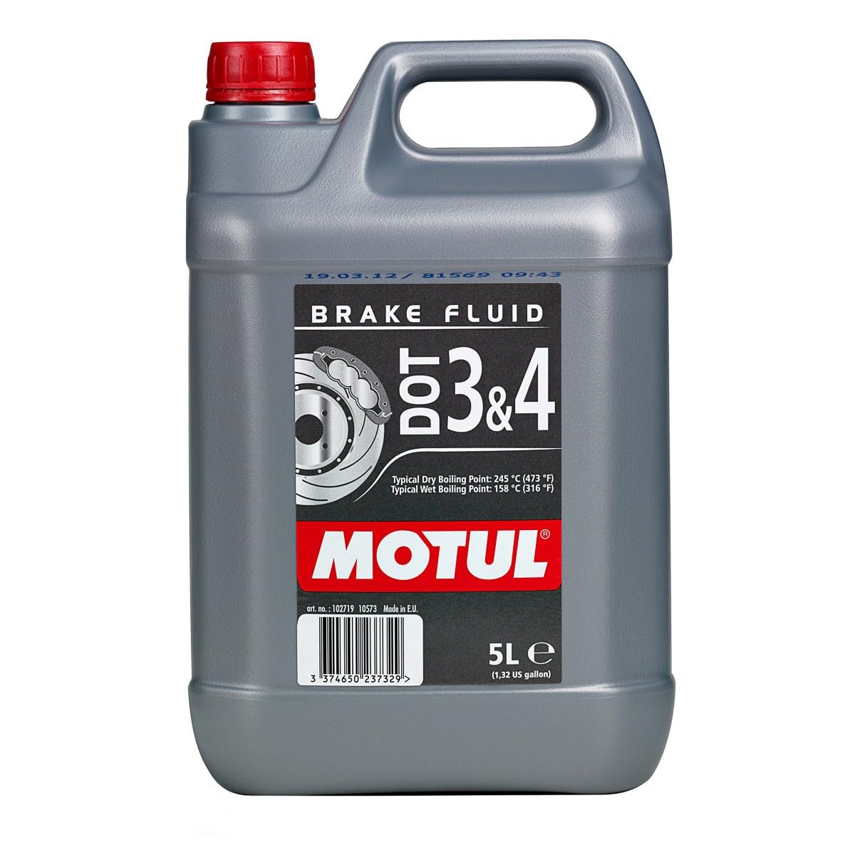 Motul 104247 Dot 3/4 Líquido de Frenos 5 L