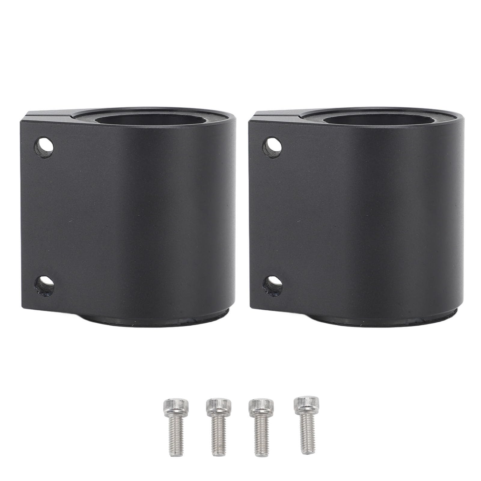 Abrazadera de escape para Banshee en aluminio mecanizado de alta temperatura negro