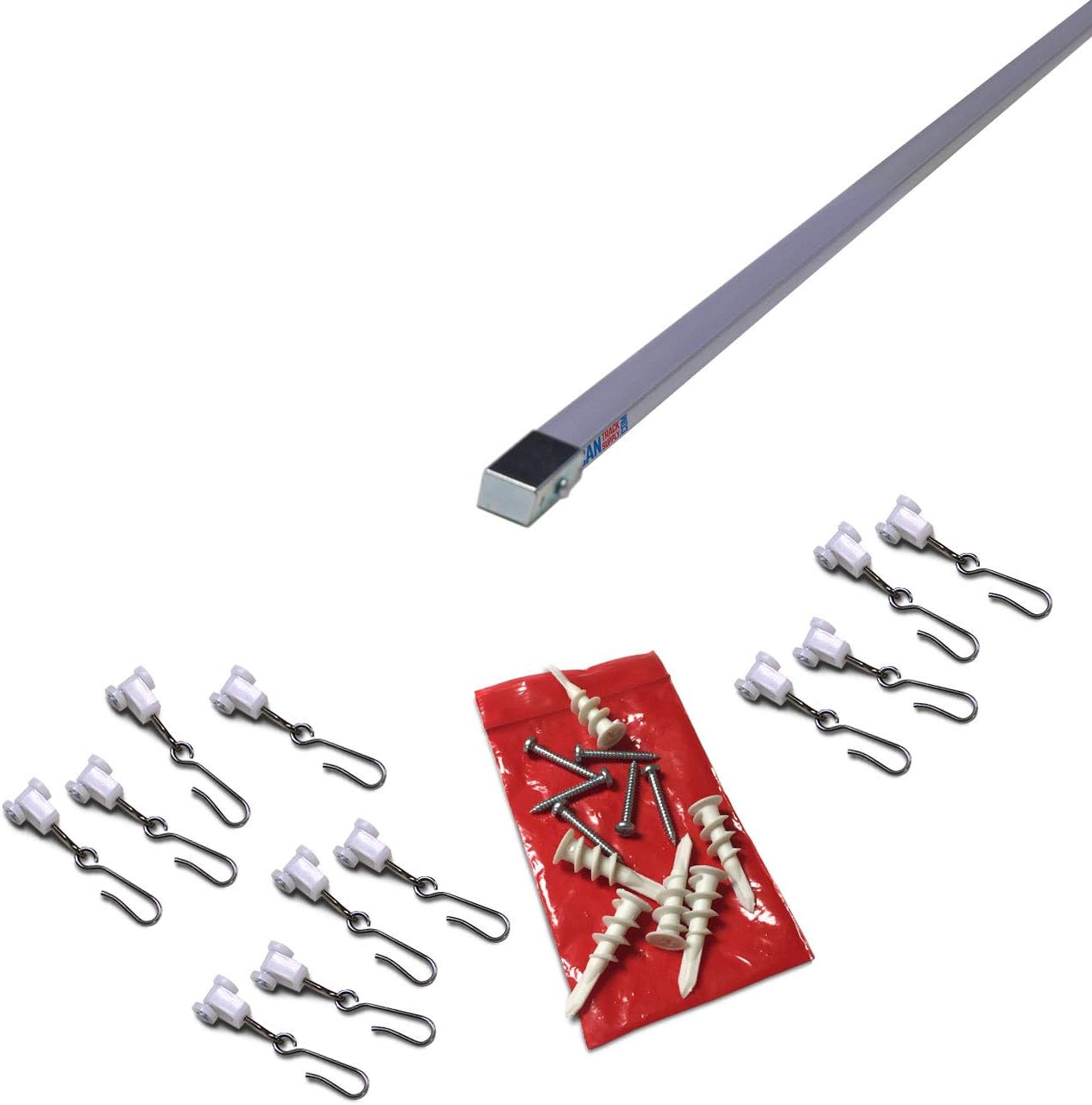 Amazon.com: Aluminum Ceiling Track (5 ft) : Tools & Home Improvement
