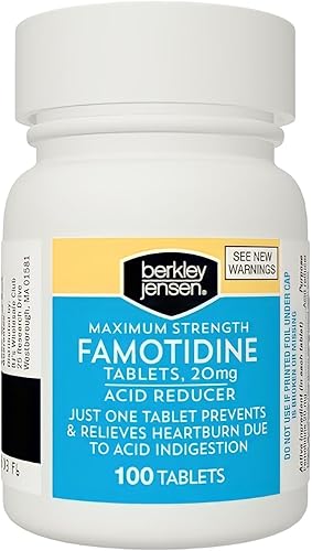 Miniatura 7 de Berkley and Jensen Acid Controller - Tabletas de famotidina de máxima resistencia de 20 mg reductor de ácido 100 comprimidos por botella paquete de 2
