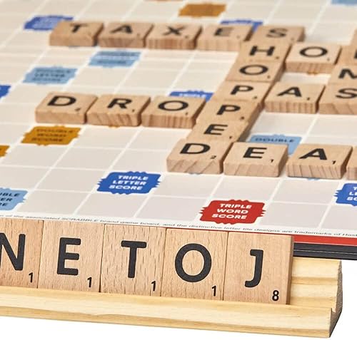 Miniatura 6 de Hasbro Gaming Juego de mesa Scrabble, juegos clásicos de palabras para niños de 8 años en adelante, divertido juego familiar para 2 a 4 jugadores,
