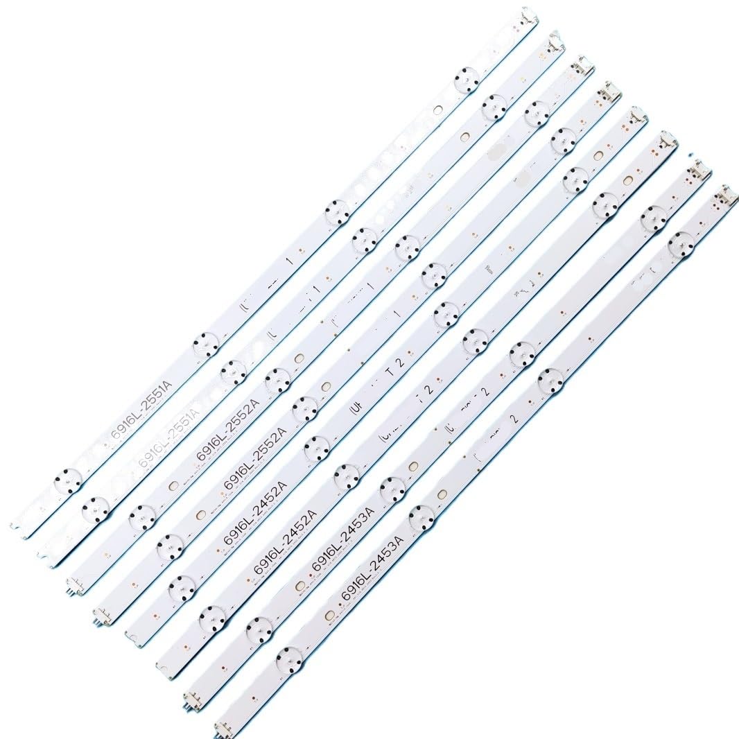 Tira Luminosa Tv Tira De Retroiluminación LED Para 49UH656V 49UH668V 49UH6500 49UH650V LC490DGG FJ M6 M5 6916L-2452A 2453A 6916L-2551A 2552A