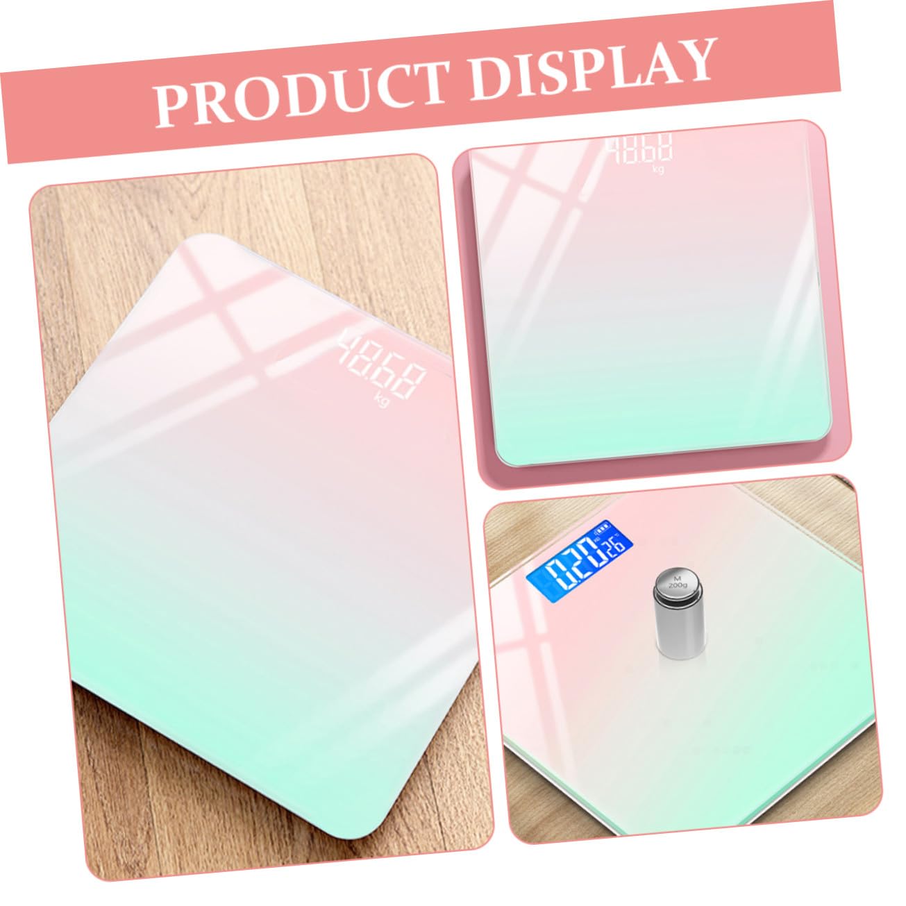 High-Precision Weight Scale with Large LED Display for Boy Girl and Accurate Digital Weight Tracking Tool with Read Screen and Unit Conversion Kilograms