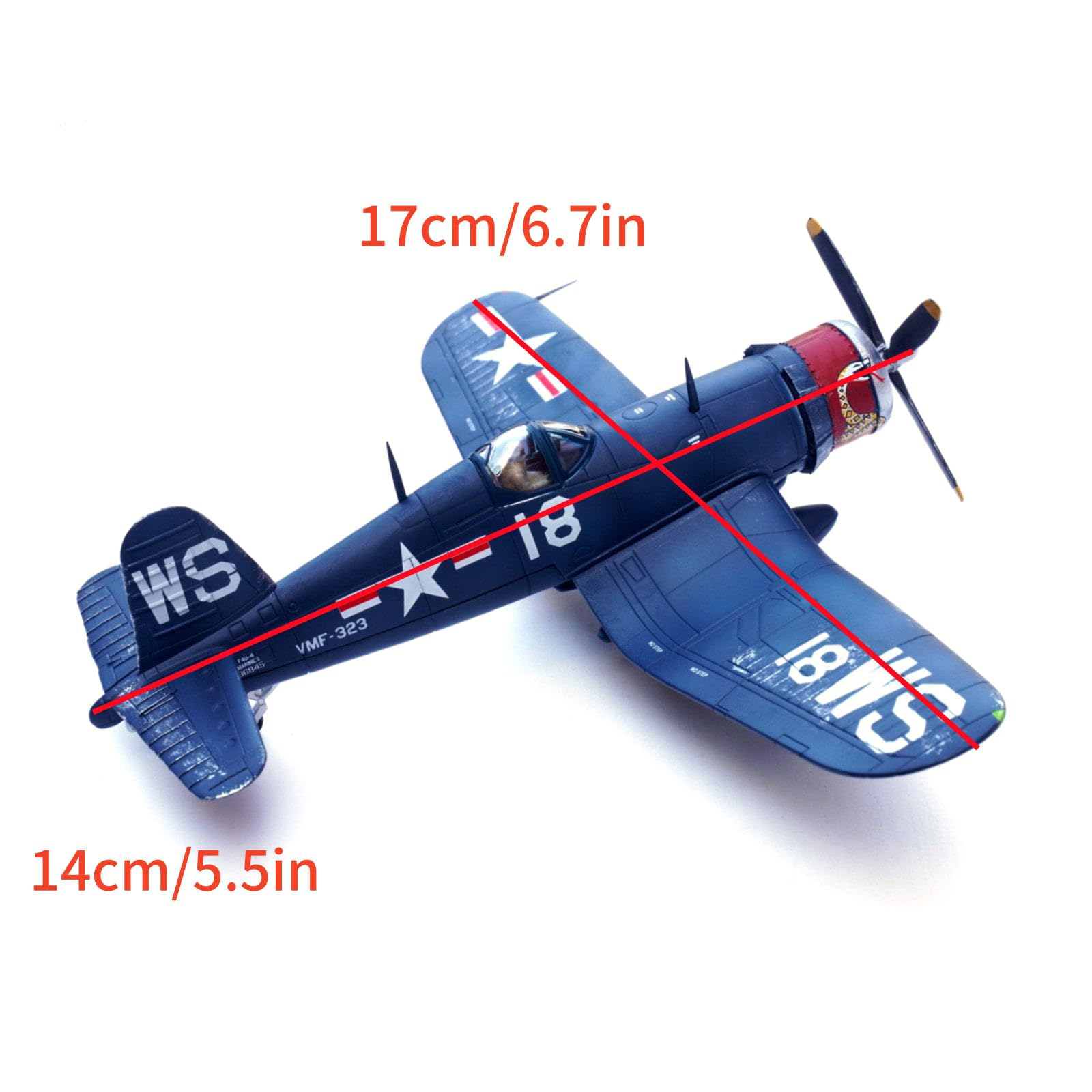 Amazon.com: 1/72 Scale WWII USMC F4U Corsair Fighter VMF-323 Death