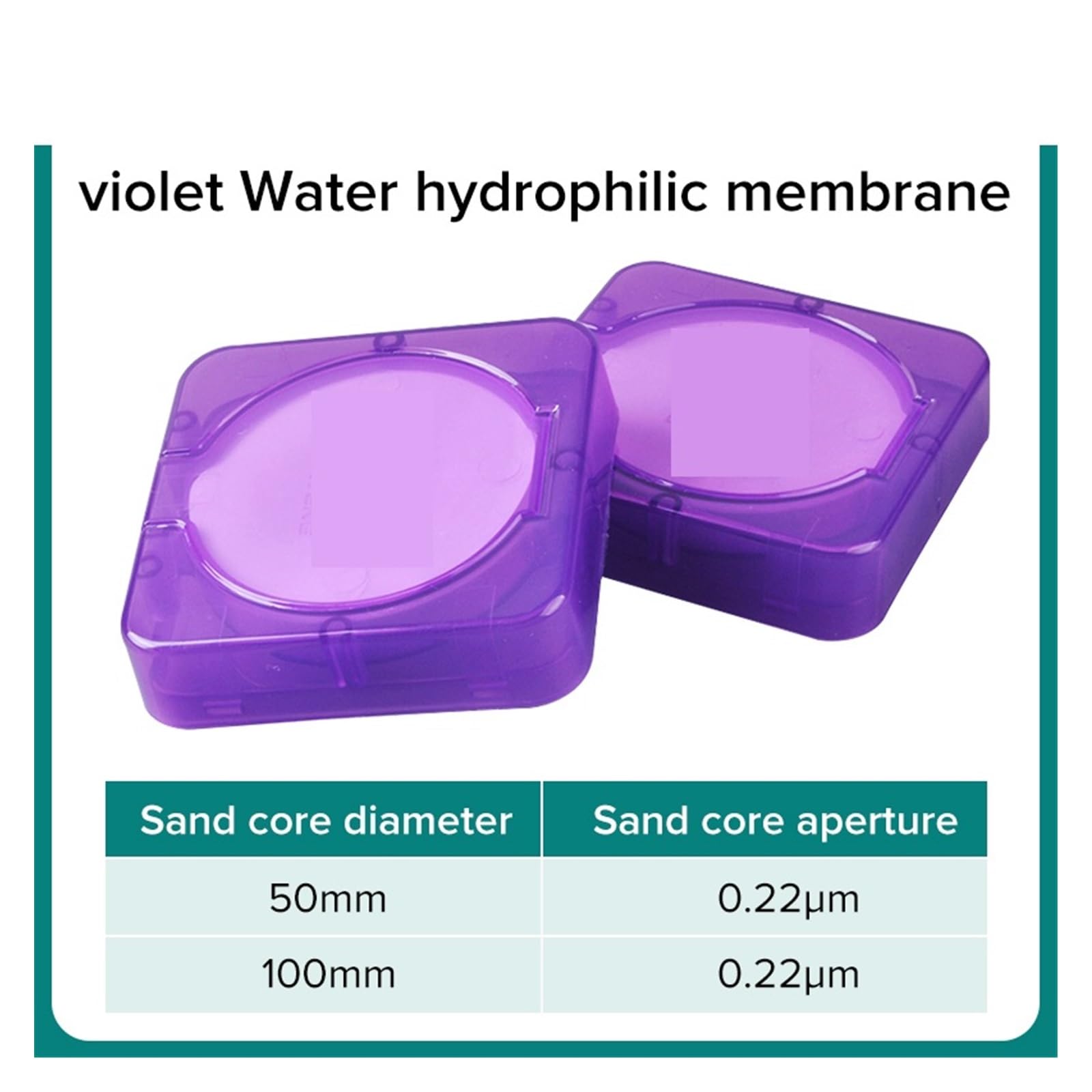 Laboratoryjna membrana do mikrofiltracji wody mikroporowata 0,45um 0,22um organiczna membrana do mikrofiltracji średnica 50mm 100mm(Organic 100mmx0.22um)