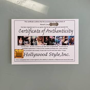 Amazon.co.jp: マライア キャリー直筆サイン入り写真…グラミー賞