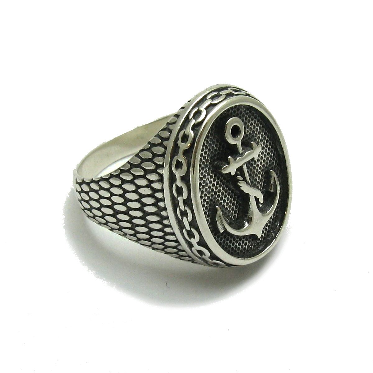Anello da uomo Ancora in Argento 925 R001715