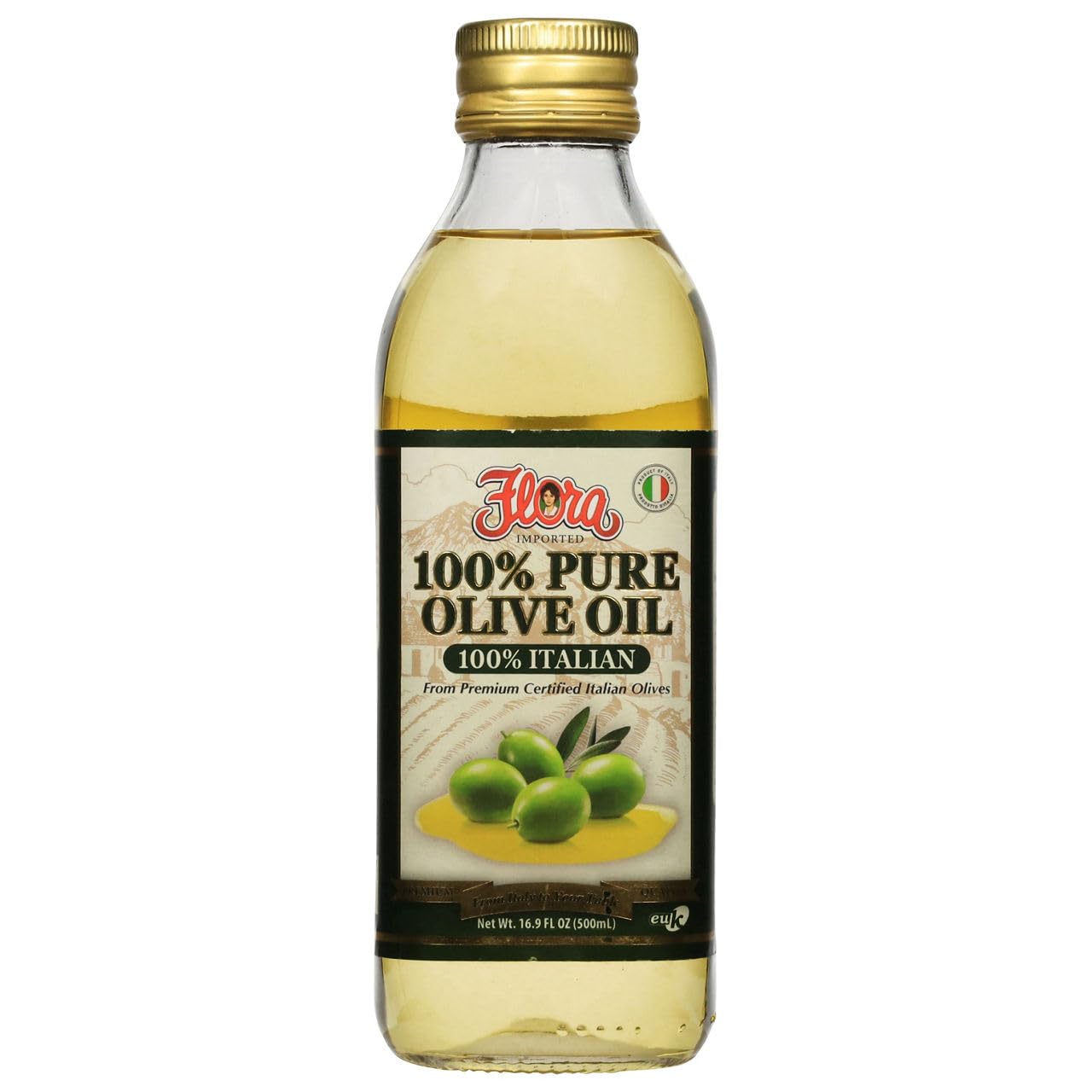 Flora Aceite de Oliva Puro 17 fl oz miniatura 1