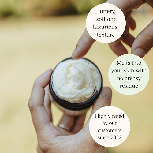 Miniatura 2 de Handmade Whipped Tallow Balm (Vanilla Orange) - Organic Body Butter with Infused Olive Oil, for Eczema, Rosacea, Baby - 1.3 oz