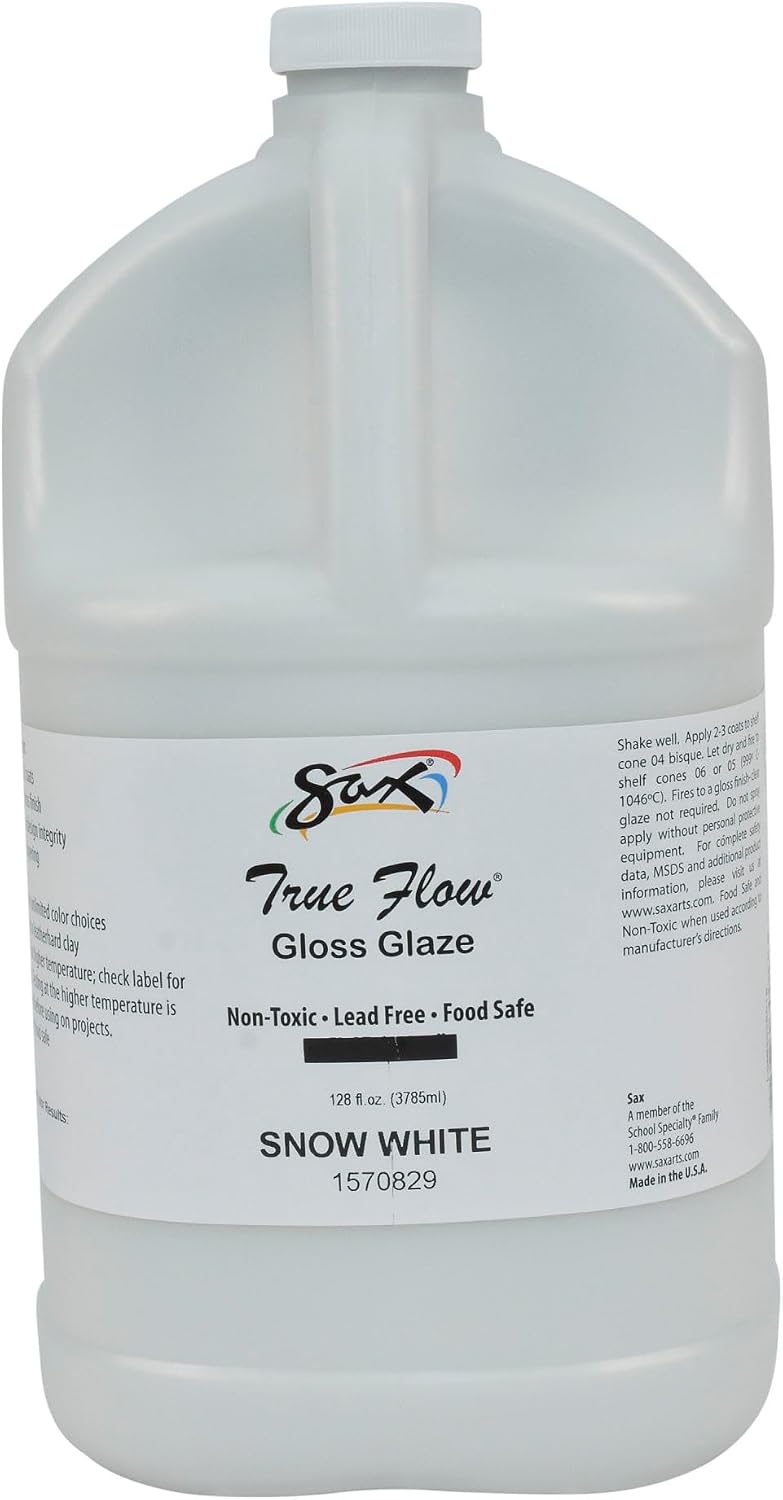 SAX Gloss Glaze Gallon Snow White