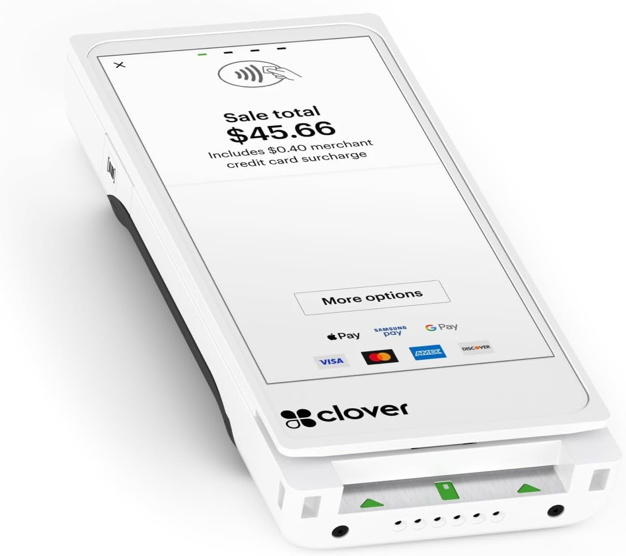 Clover Mini Smart POS [New Account Required-Not for Existing] Setup Required Before Shipping - All-in-One Countertop Register, Built-In Printer, NFC Tap-to-Pay, Apple Pay, EBT, 8" Touchscreen Terminal