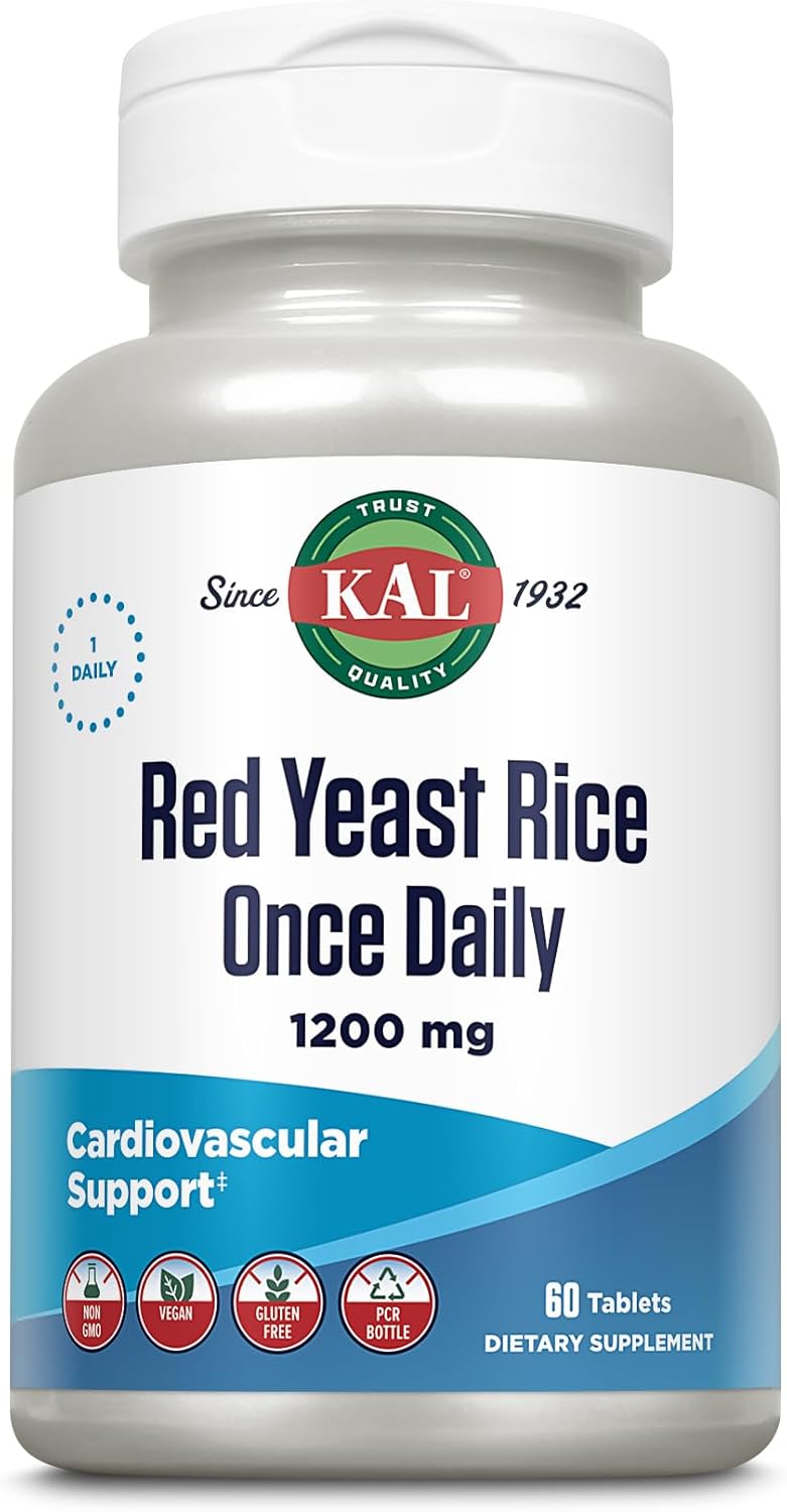 KAL Once Daily Red Yeast Rice 60 Tabs