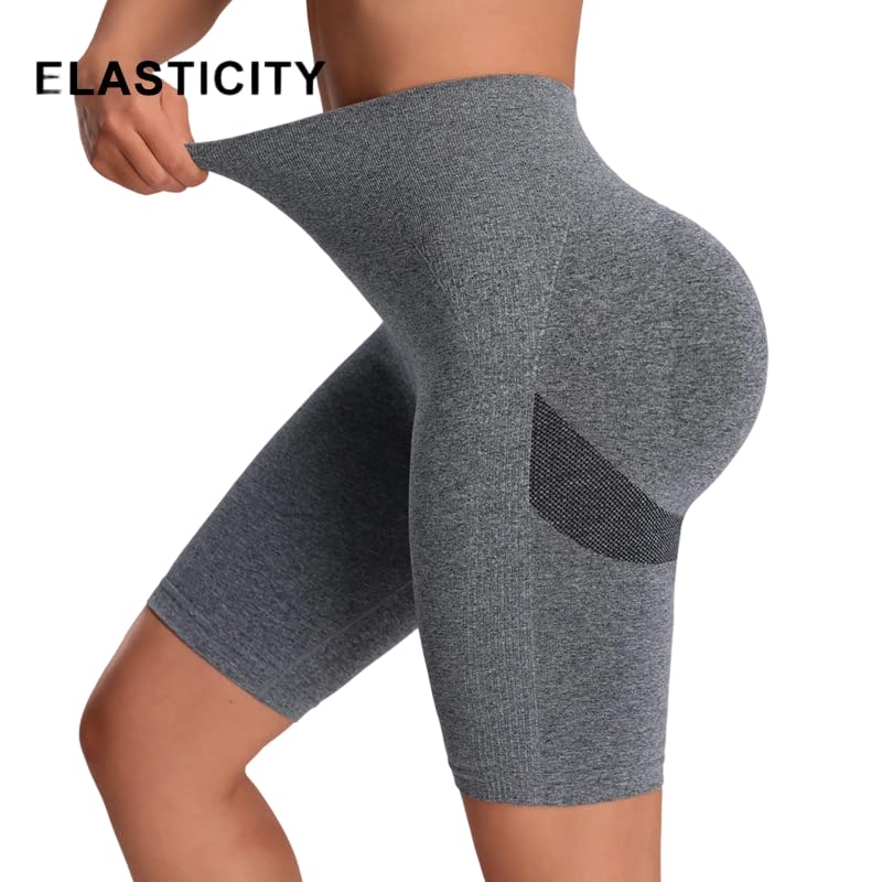 Short de motard compression Liaeglam push up entrejambe ouvert