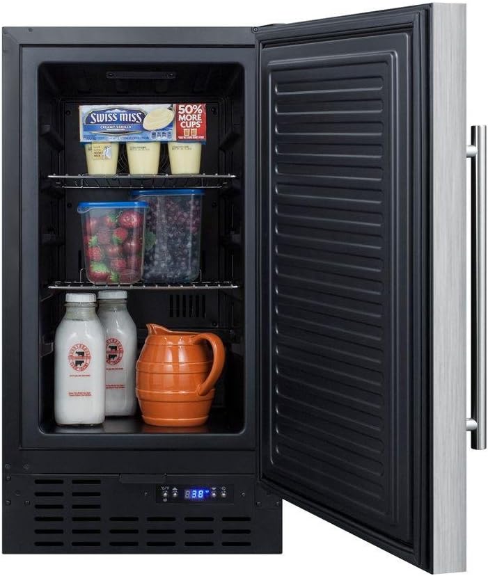 Summit FF1843BSSADA Refrigerator, Stainless Steel