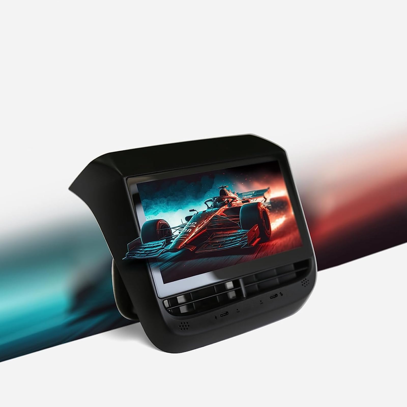 KEHUASHINA 2023 Rear Seat LCD Entertainment System for Tesla Model 3 Model Y Accessories,7 Inch Touch Screen with Wifi, Able to Adjust Rear seat Heating/ Front Seat Control, etc (Model 3/Y 2016-2019)