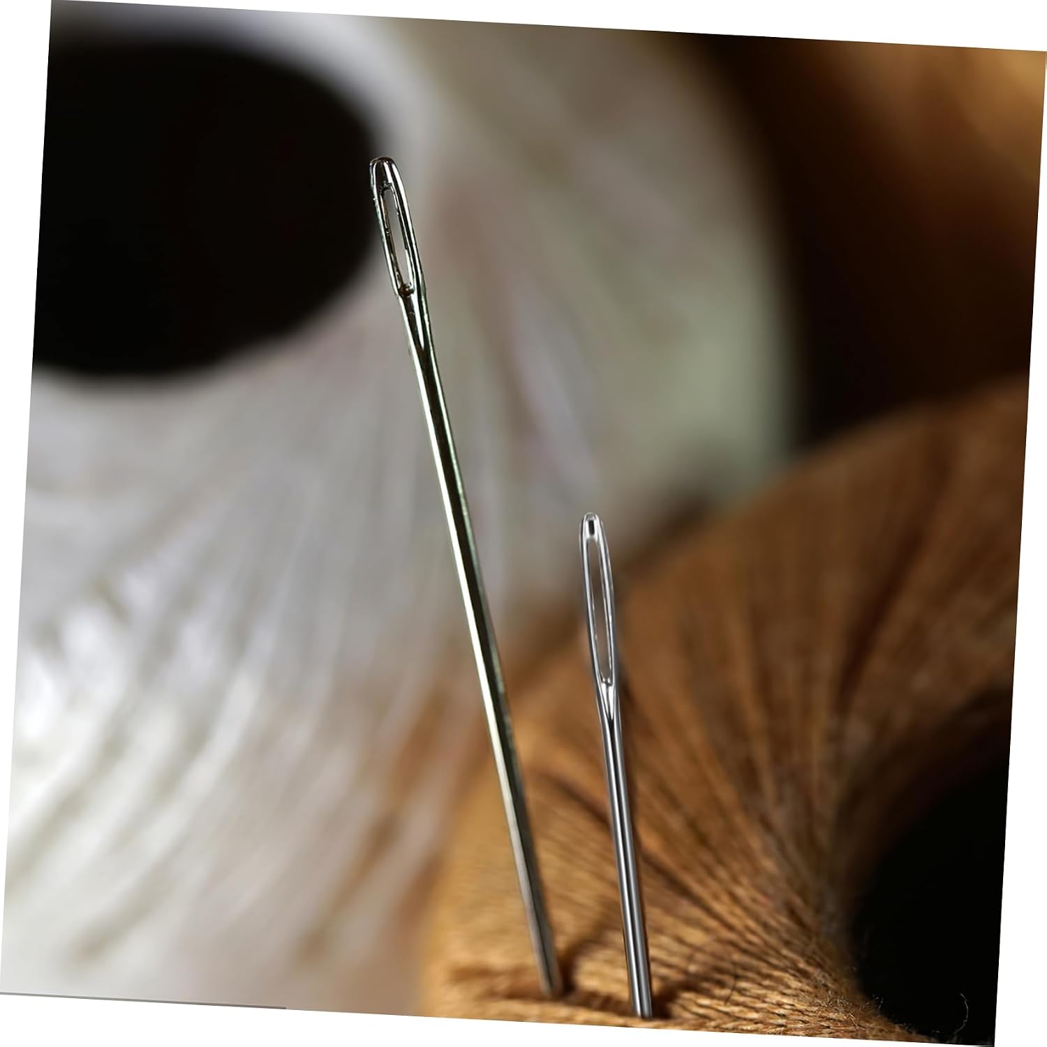 EPIGEIST 25-Piece Heavy Duty Embroidery Needles Set with Storage Box Stainless Steel Sewing Needles for Hand Sewing Quilting and Leather Craft Projects