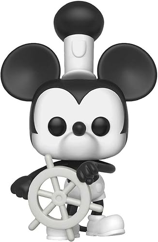 Miniatura 2 de Funko Pop Disney: Mickey's 90Th - Figura coleccionable de Steamboat Willie, multicolor