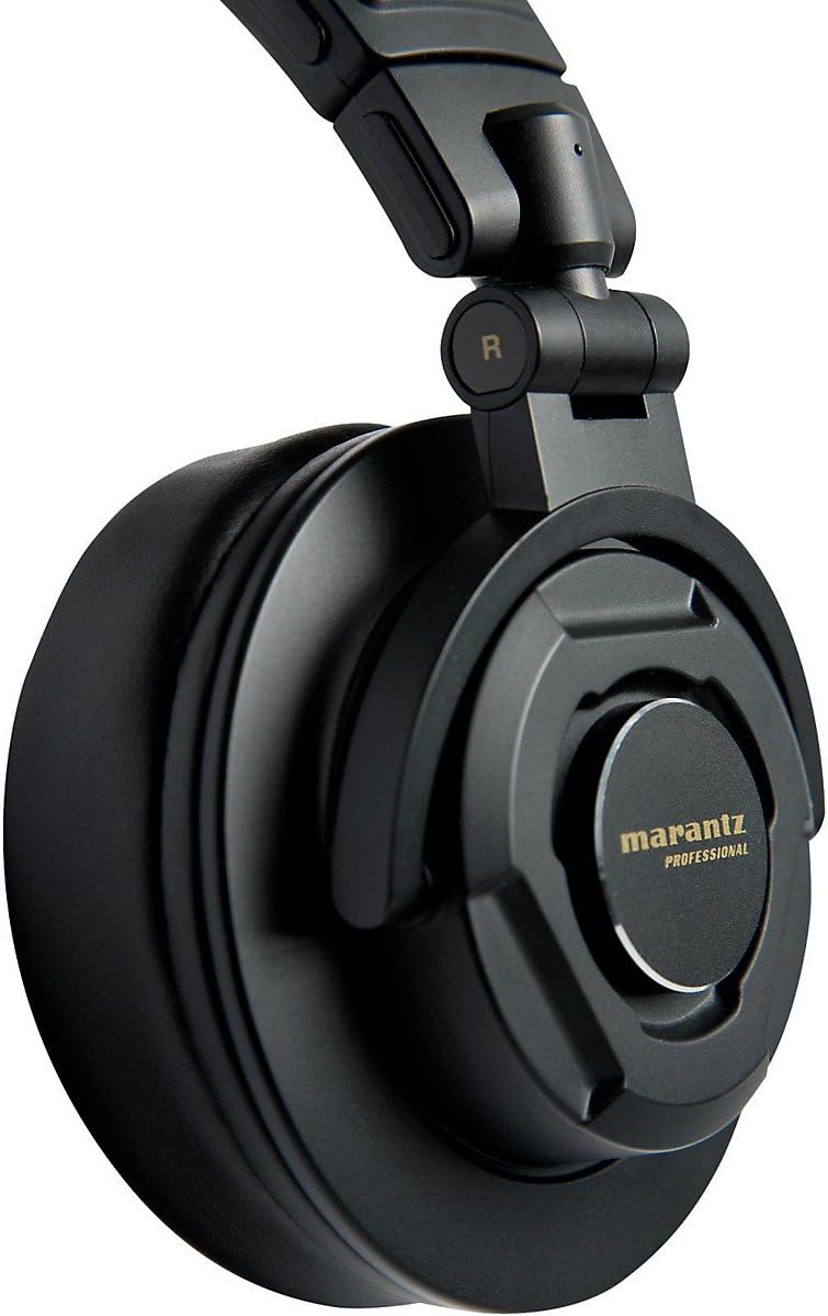 Marantz Pro MPH-2 Monitor Headphones, Enclosed, Wired, Over-Ear Headphones, Diameter 2.0 inches (50 mm) Driver, Folding, Musical Instrument Practice, Distribution, Gaming, Telework